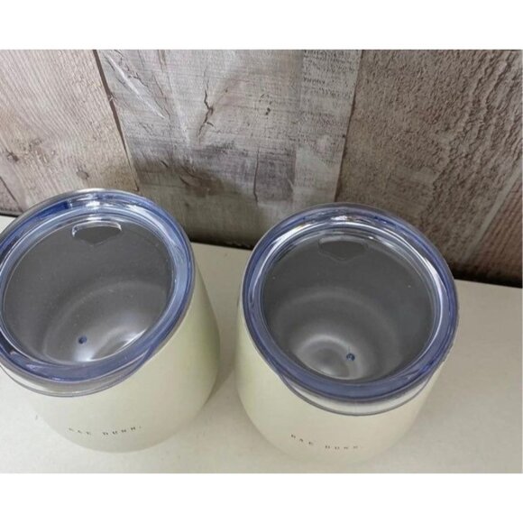 Rae Dunn Wine Tumblers! "SWEATER WEATHER" & "FALL Y'ALL" Set of 2 NEW With Tags! - Picture 4 of 4